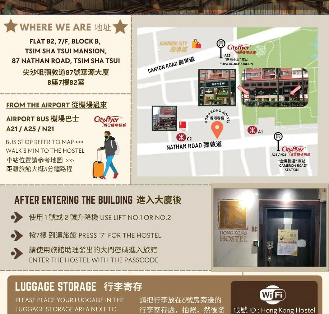Hong Kong Hostel Pensión